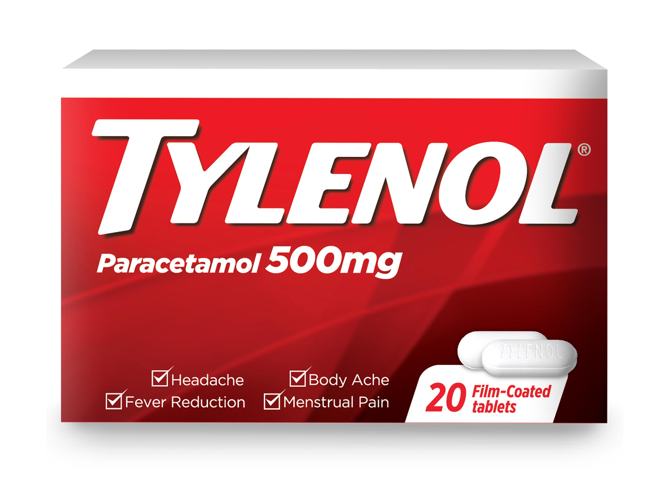 Tylenol-500mg-with-20-film-coated-tablets-to-relieve-headaches-body-aches- fever-reduction-menstrual-pain